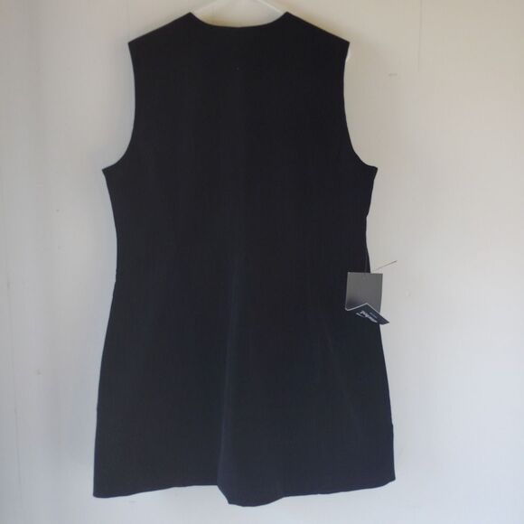 Tuckernuck Black Sleeveless Velvet Dress Career Party Cocktail Size 14 holiday - Picture 4 of 7